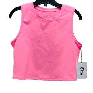 Zyia Active Women’s Sleeveless Shirt Sports Stretchable Top Pink - Size XL